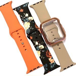 3 Apple Watch flower band case 44mm 42mm 40mm 38mm